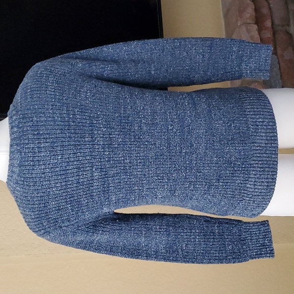 🆕️ Baby GAP Heather Blue Crew Neck Raglan Sweater BOYS SIZE: 5 - Picture 4 of 6